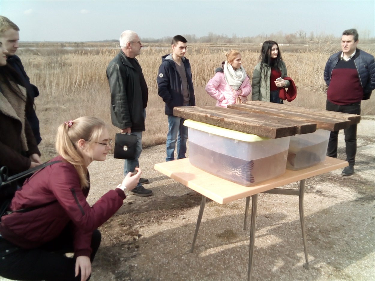 На Новокаховский рыбозавод привезли студентов из Херсона смотреть на потрошенных и живых щук